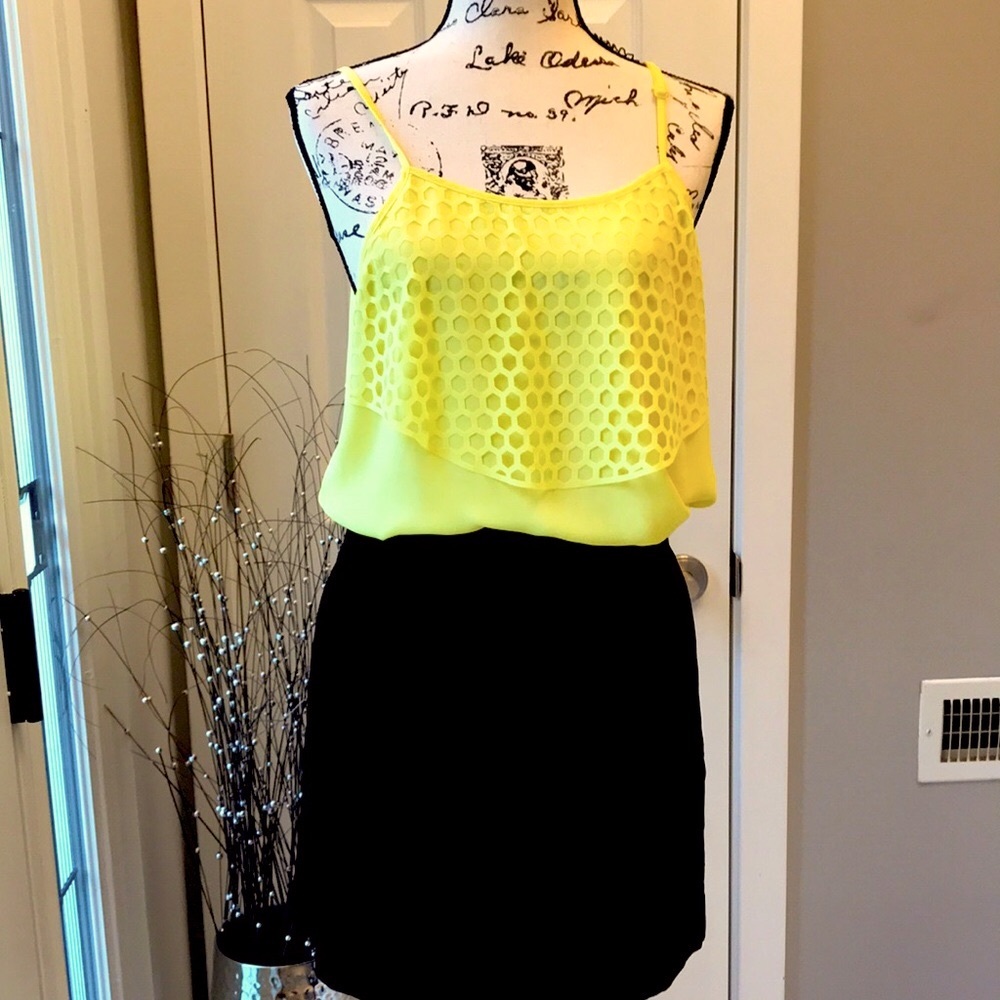 Bright Yellow summer top